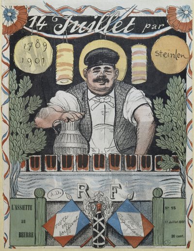 14th July, the Wine Merchant, Cover Illustration from 